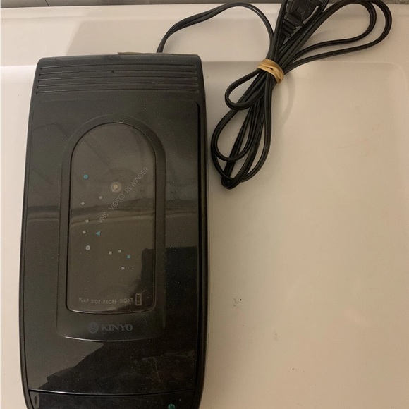 Kinyo tape Rewinder vhs Black Electronic Device - Picture 3 of 6